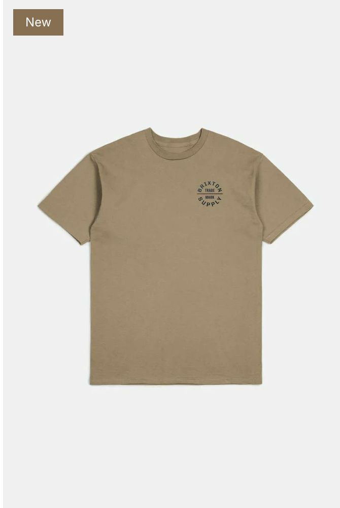 Brixton OATH Tee Tiger eye Navy