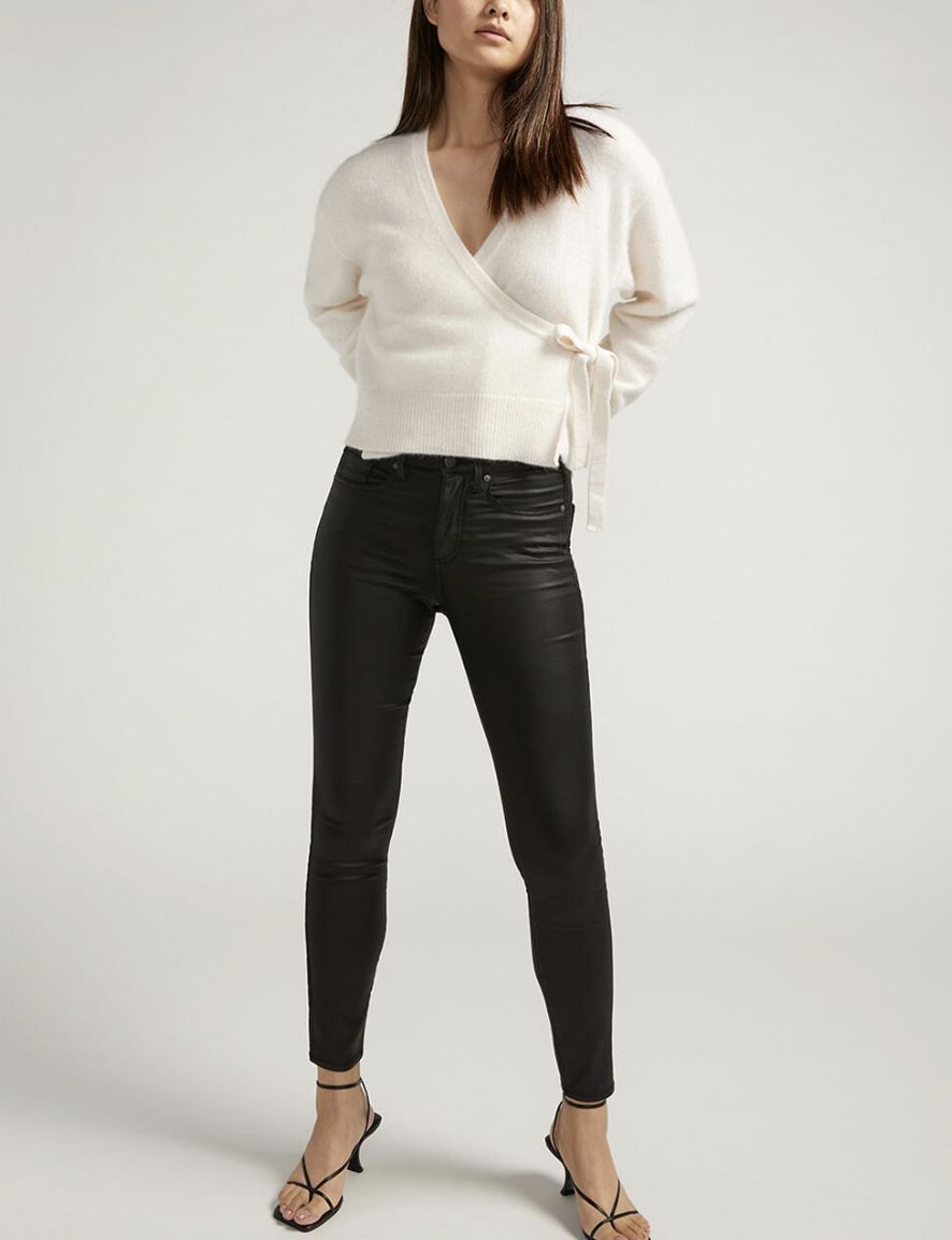 Silver Isbister Black wax Skinny
