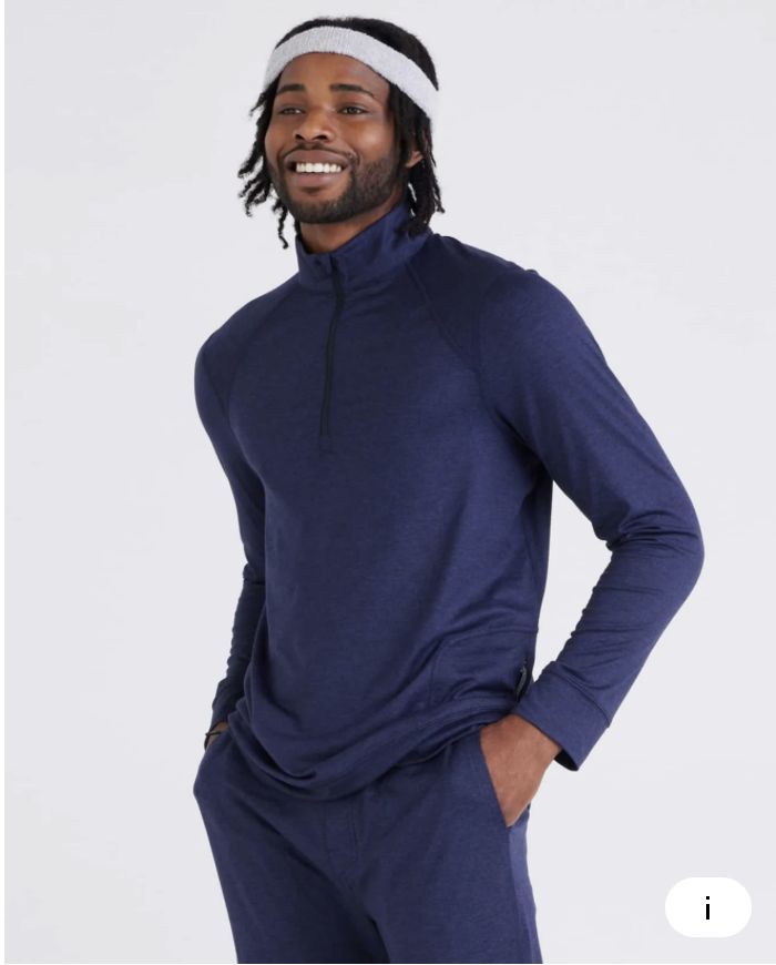 SAXX Peakdaze 1/2 Zip Maratime Heather