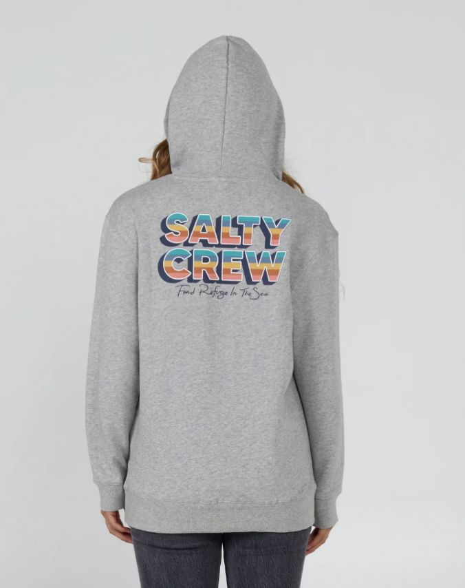 Salty Crew Summertime Hoodie Heather Grey