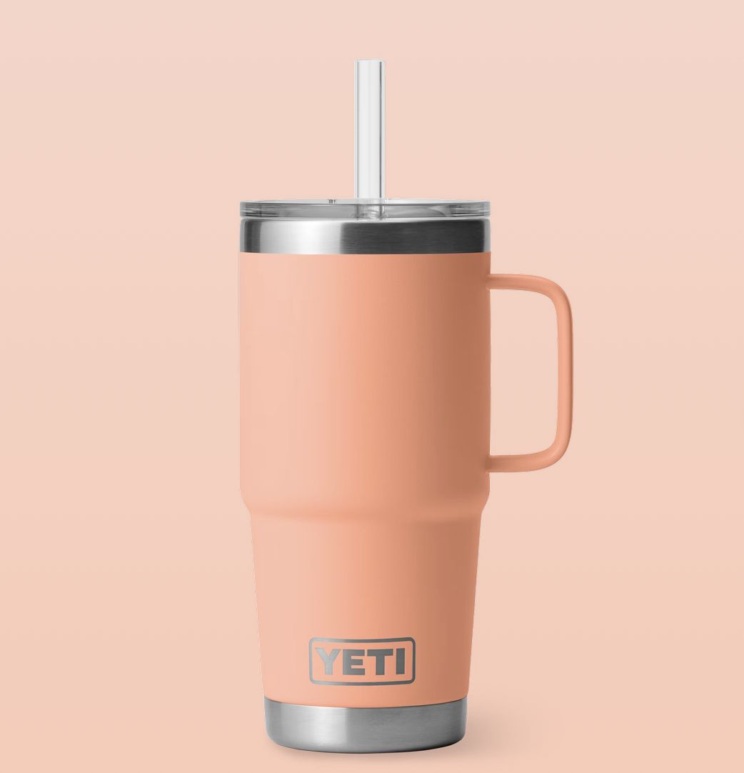 Yeti RAMBLER® 739 ML STRAW MUG  WITH STRAW LID Low Country Peach