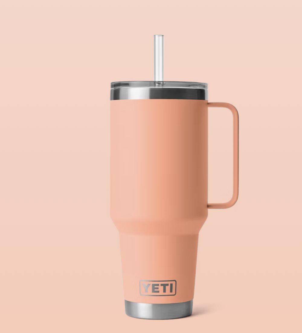Yeti RAMBLER® 1.2 L STRAW MUG  WITH STRAW LID Low Country Peach