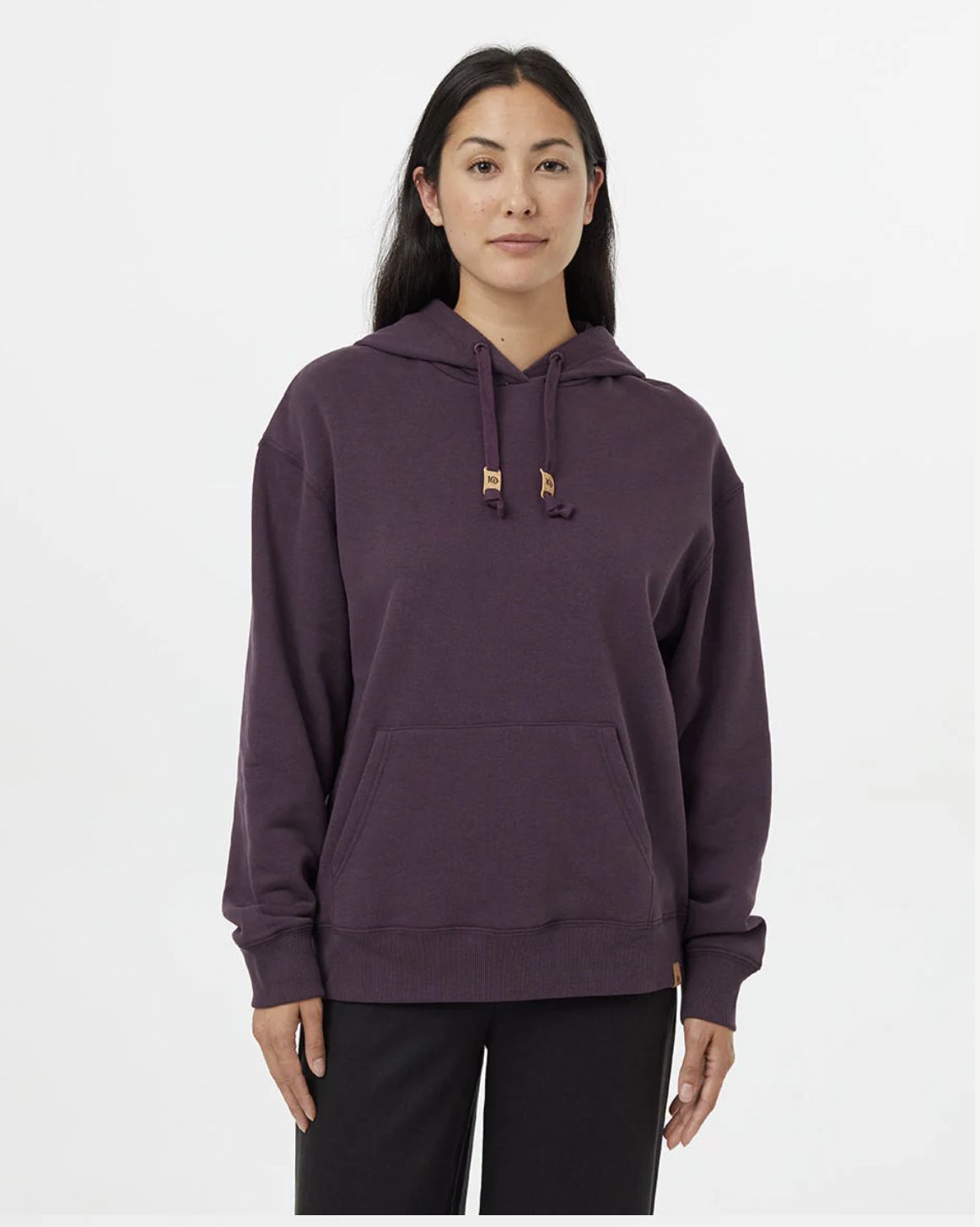 Tentree TreeFleece Relaxed Hoodie Midnight Plum