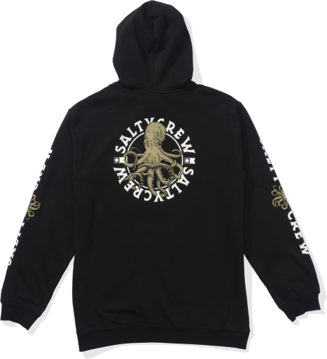 Salty Crew TENTACLES FLEECE, Size: XL, Colour: BLACK, Season: 2025 SEASON 2