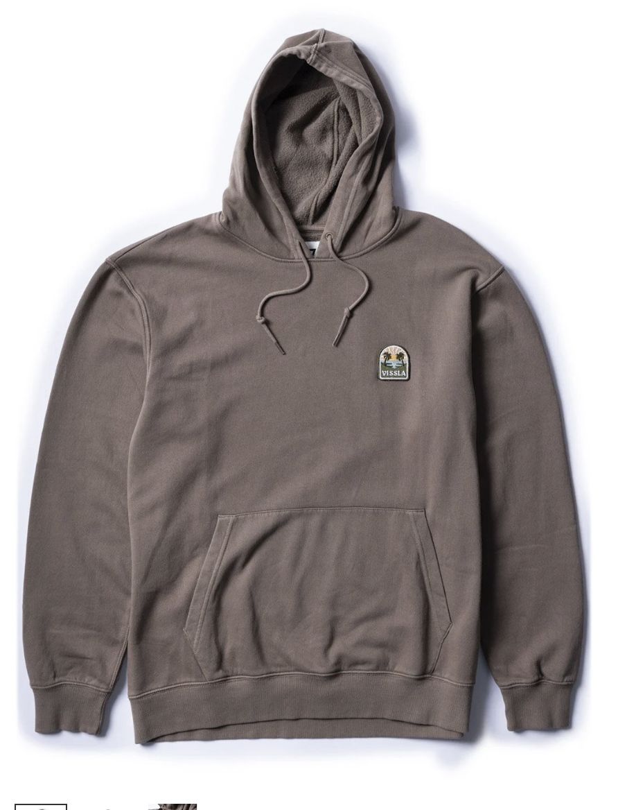 Vissla Solid Sets Hoodie Driftwood