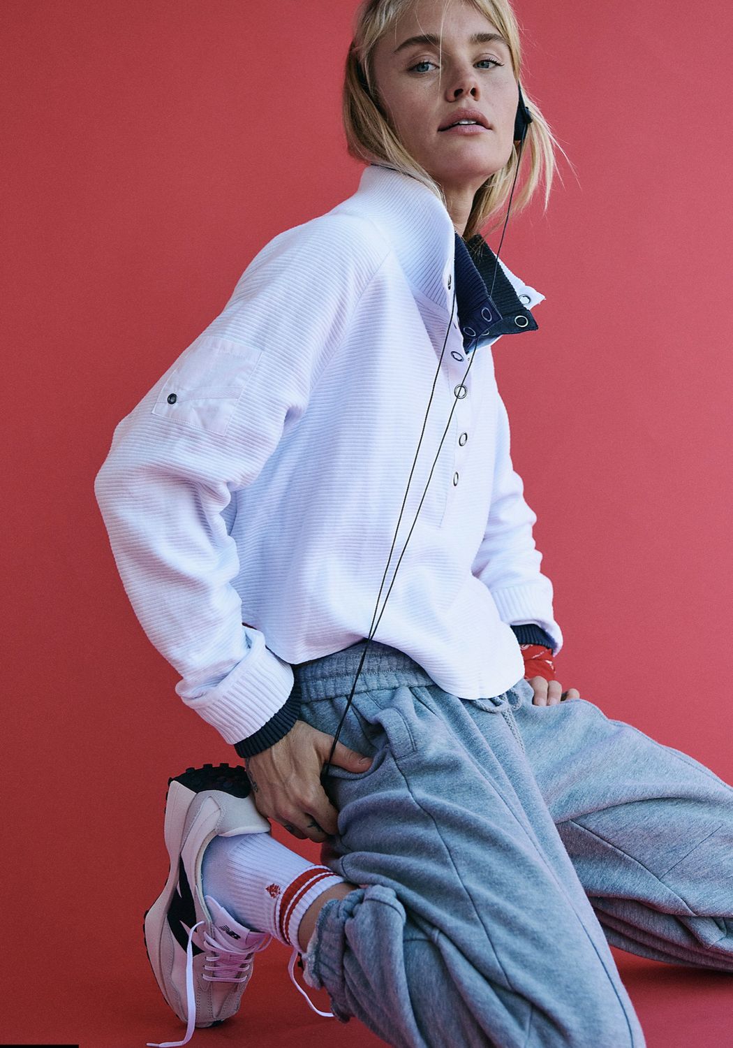Free People So Fly Henley White