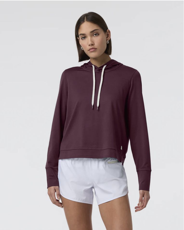 Vuori Halo Essential Hoodie DreamKnit™ Hoodie Cerise