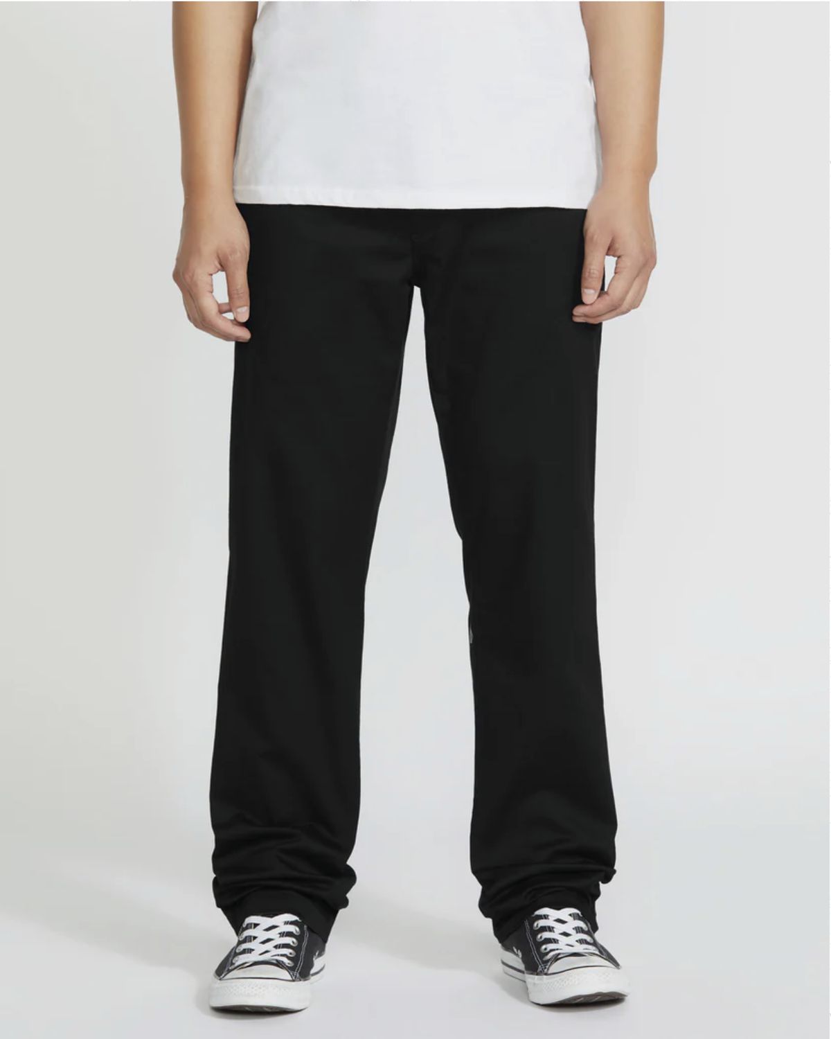 Volcom FRICKIN MODERN STRETCH PANTS - BLACK