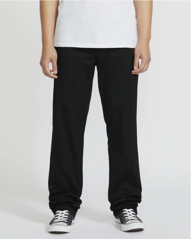 Volcom FRICKIN MODERN STRETCH PANTS - BLACK
