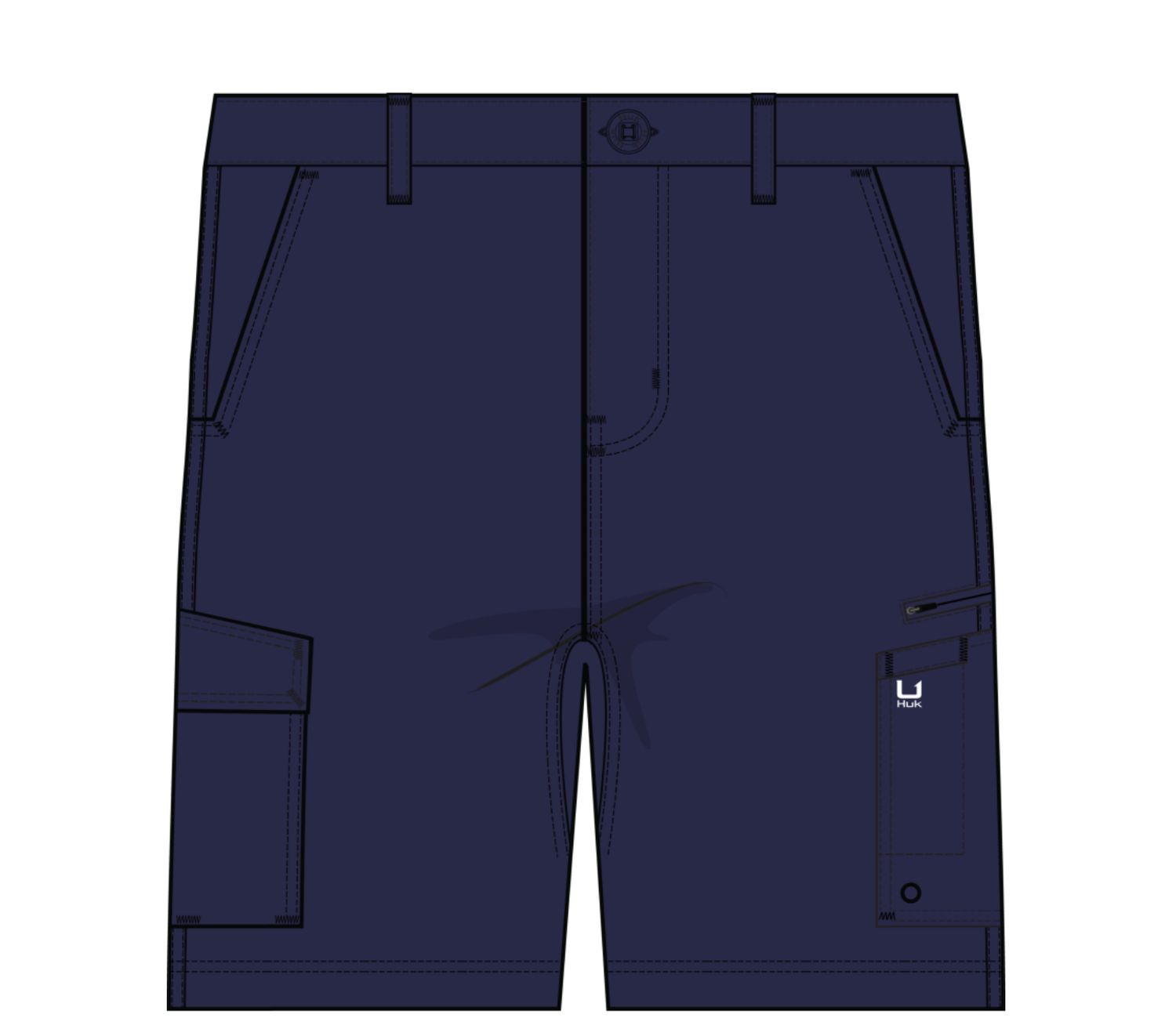 HUK Icon Short Navy