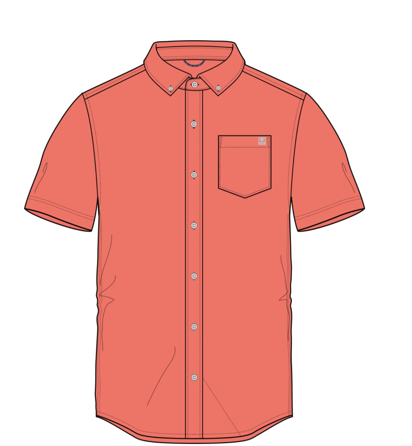 HUK Kona Solid SS Fresh Salmon