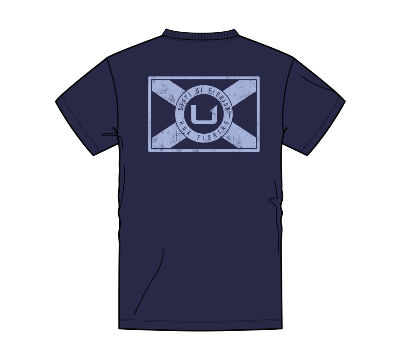 HUK Flo State Tee Navel Academy