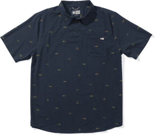 MAYDAY PERF SS TECH POLO, Size: M, Colour: NAVY, Season: 2025 SEASON 1