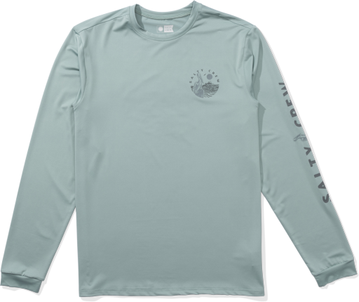 STAKE OUT SUNSHIRT, Size: L, Colour: MACKEREL, Season: 2025 SEASON 1