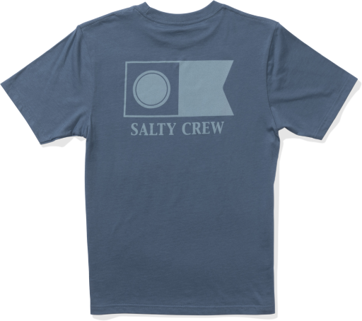 FLAGSHIP BOYS SS TEE, Size: L, Colour: SLATE