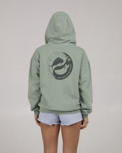 Salty Crew FISHIN YANG ZIP HOODY Sage, Size: S, Colour: SAGE, Season: 2025 SEASON 1