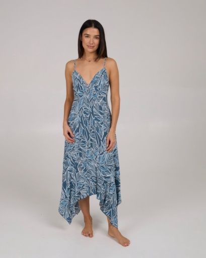 Salty Crew MAINLAND MIDI DRESS, Size: M, Colour: FIN BLUE, Season: 2025 SEASON 1
