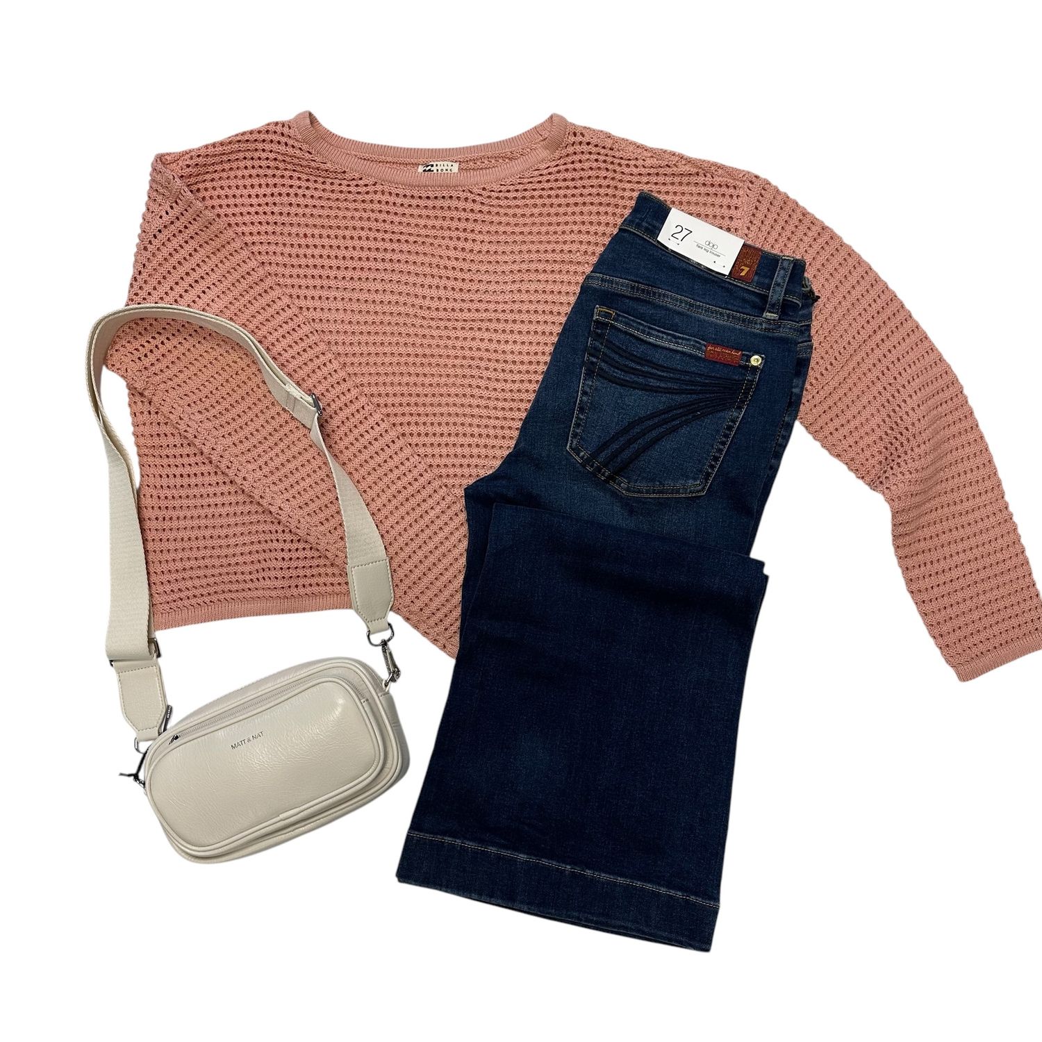 Billabong Daybreak Faded Rose Sweater
