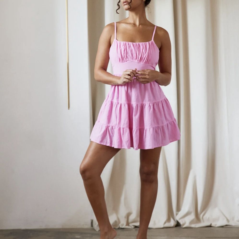 Blanco By Nature Kaia Dress Hot Pink