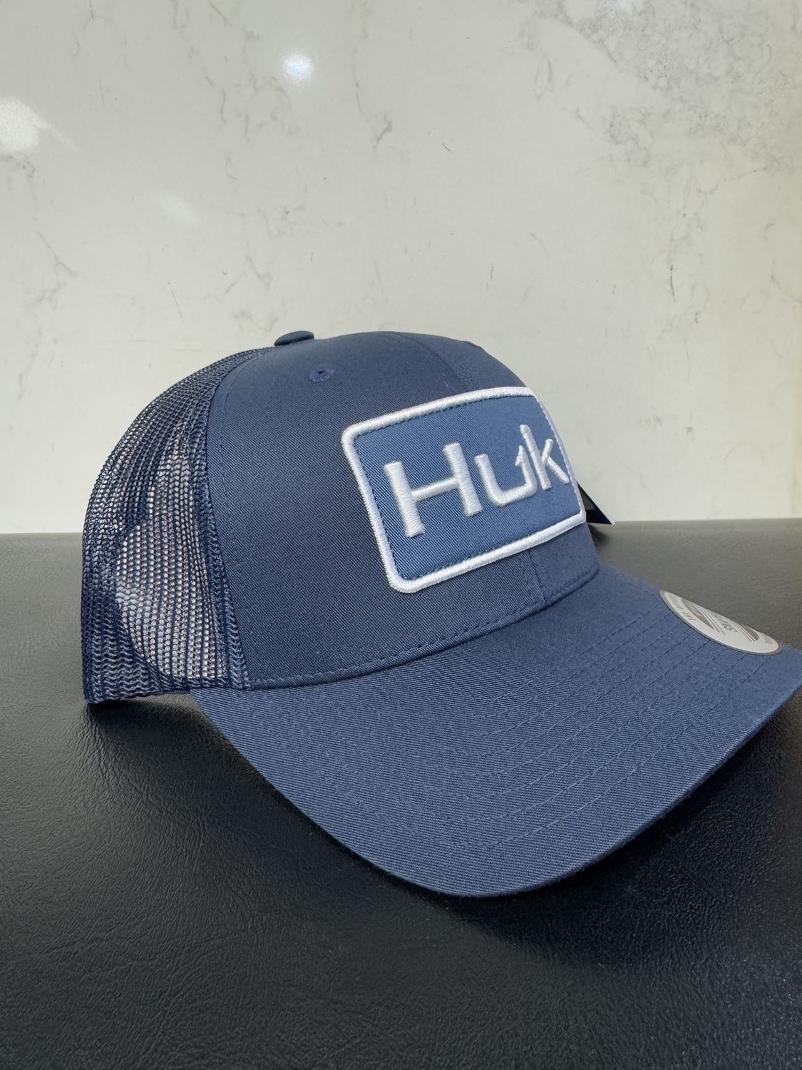 HUK Logo Trucker Navy Snapback