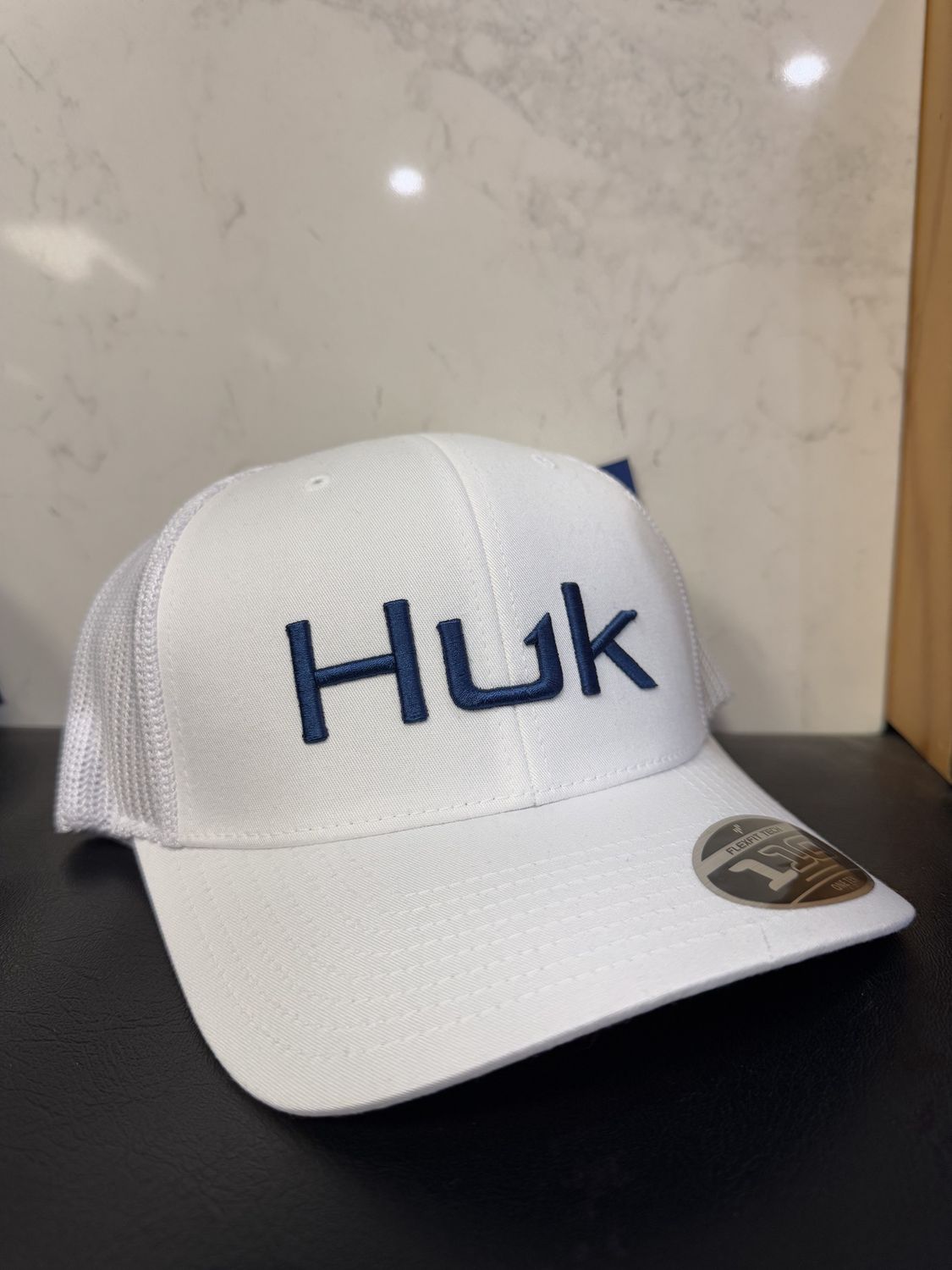 HUK Embroidered 110 White