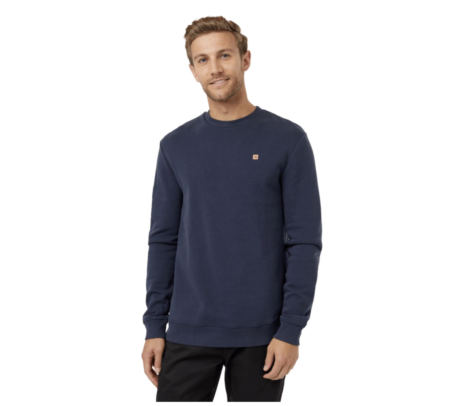 Tentree TreeFleece Classic Crew Midnight Blue