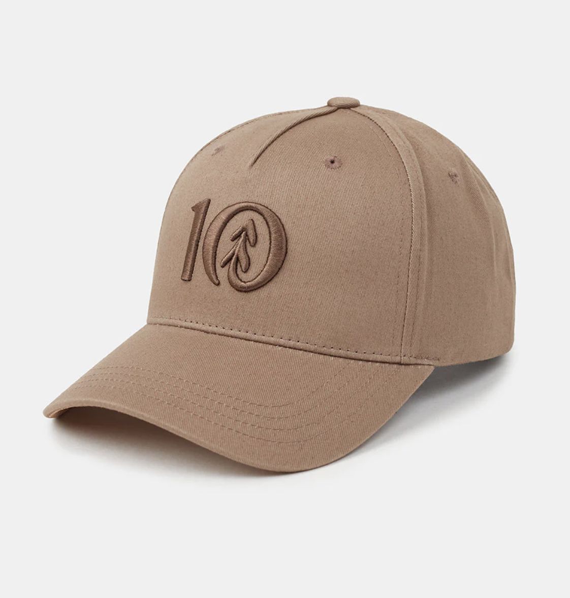 Tentree Logo Cork Brim Altitude Hat Adjustable Cork Baseball Cap Fossil
