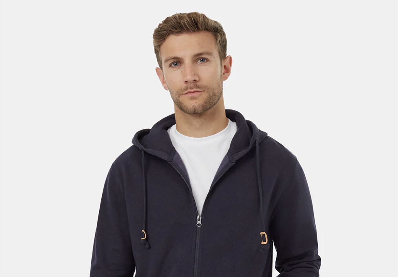 Tentree Treefleece Full Zip Midnight Blue