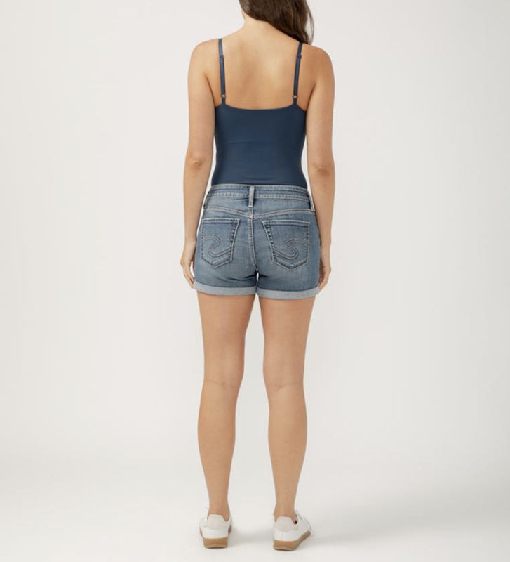 Silver Suki Short Curvy Mid Rise 378