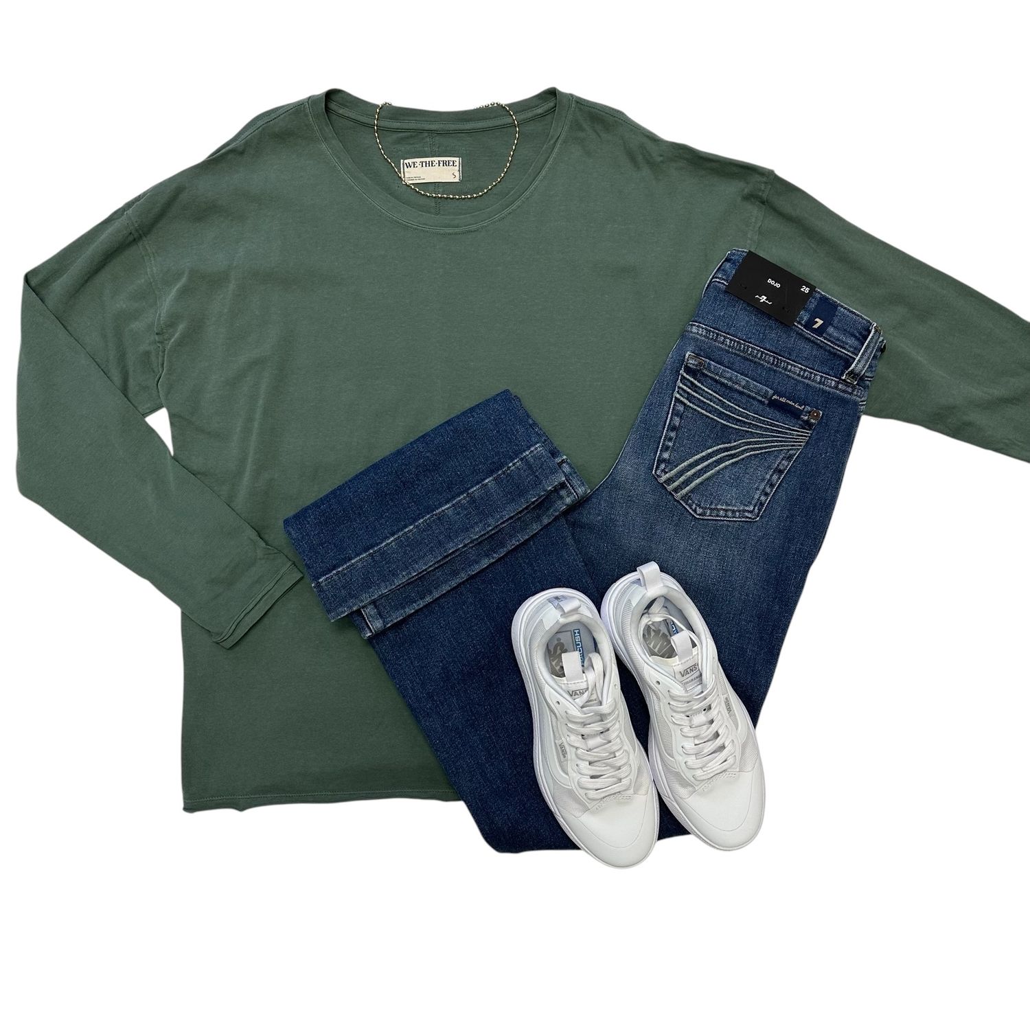 Free People Nina Tee Longsleeve Topiary