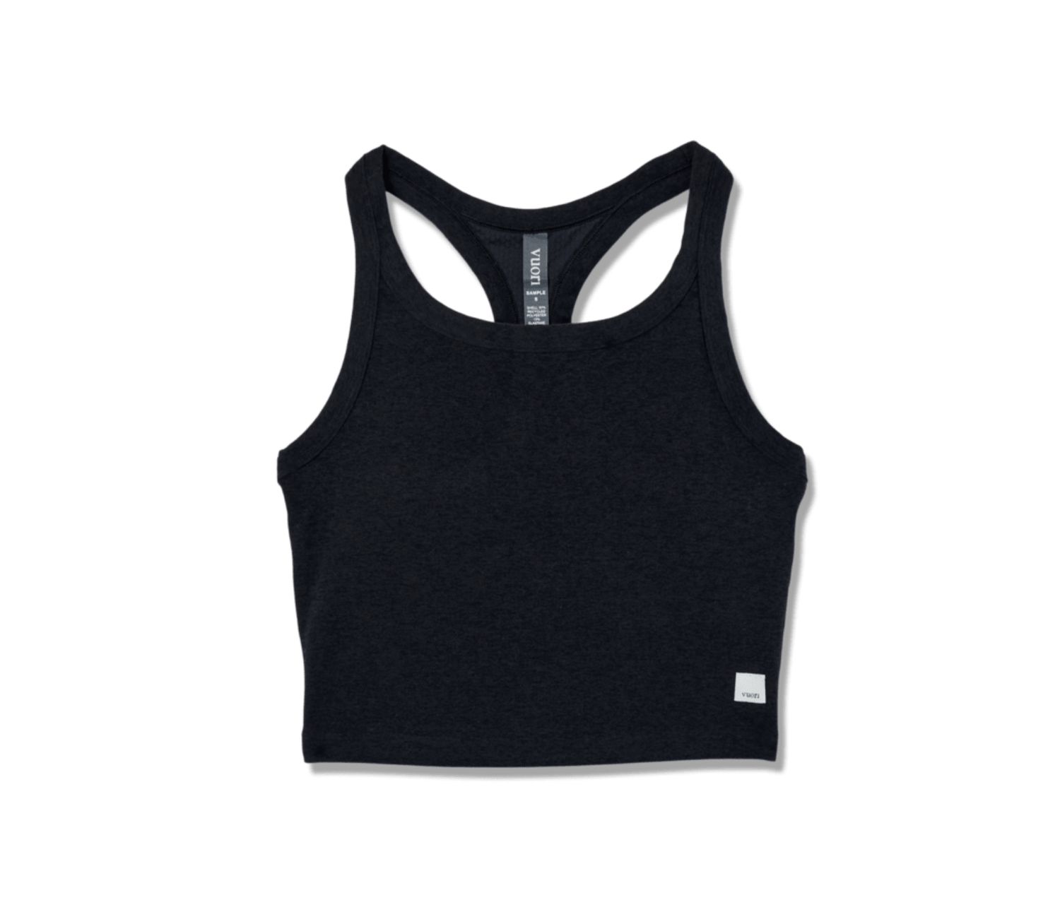 Vuori Elevation Racerback Tank Black Heather