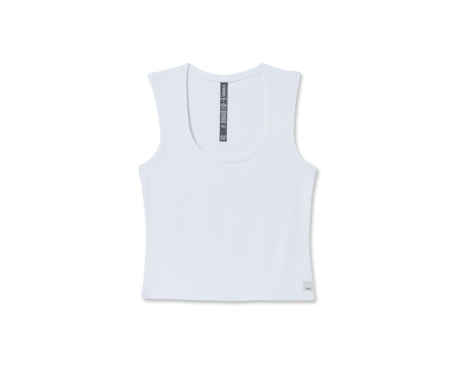 Vuori Halo Essential Scoop Tank White