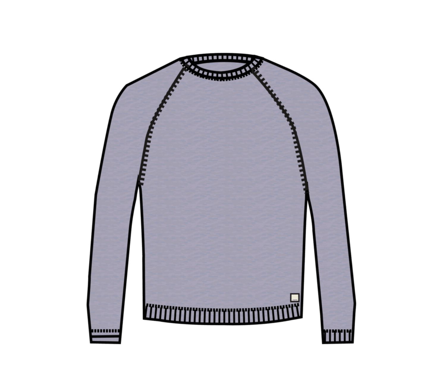 Vuori Halo Crew Blue Heron