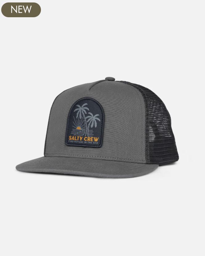 Salty Crew Palmdale Boys Trucker Charcoal