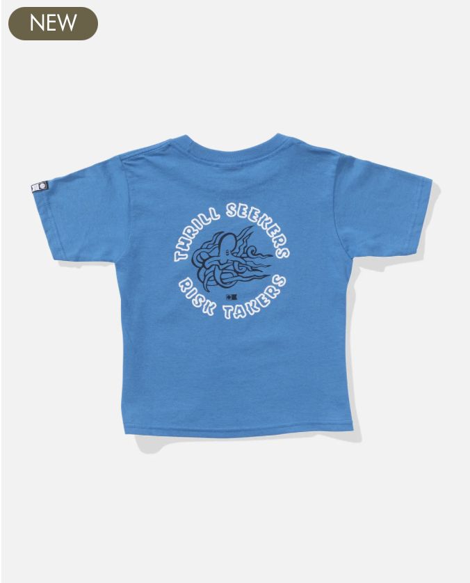 Salty Crew Good Vibes Toddler Tee Turq
