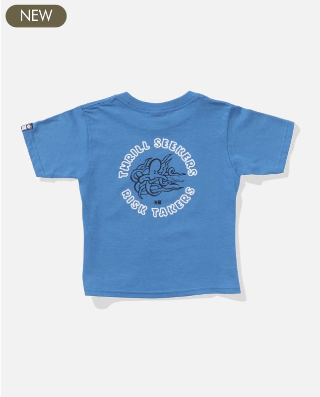 Salty Crew Good Vibes Toddler Tee Turq