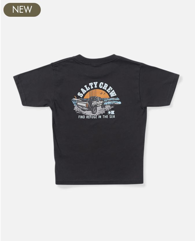 Salty Crew Lifted Toddler Tee Black