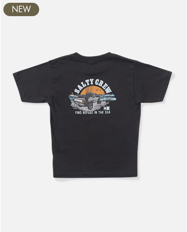 Salty Crew Lifted Toddler Tee Black
