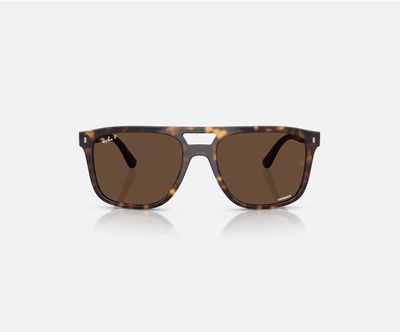 Rayban 2213 55 Polished Brown Havana Polarized Chromance