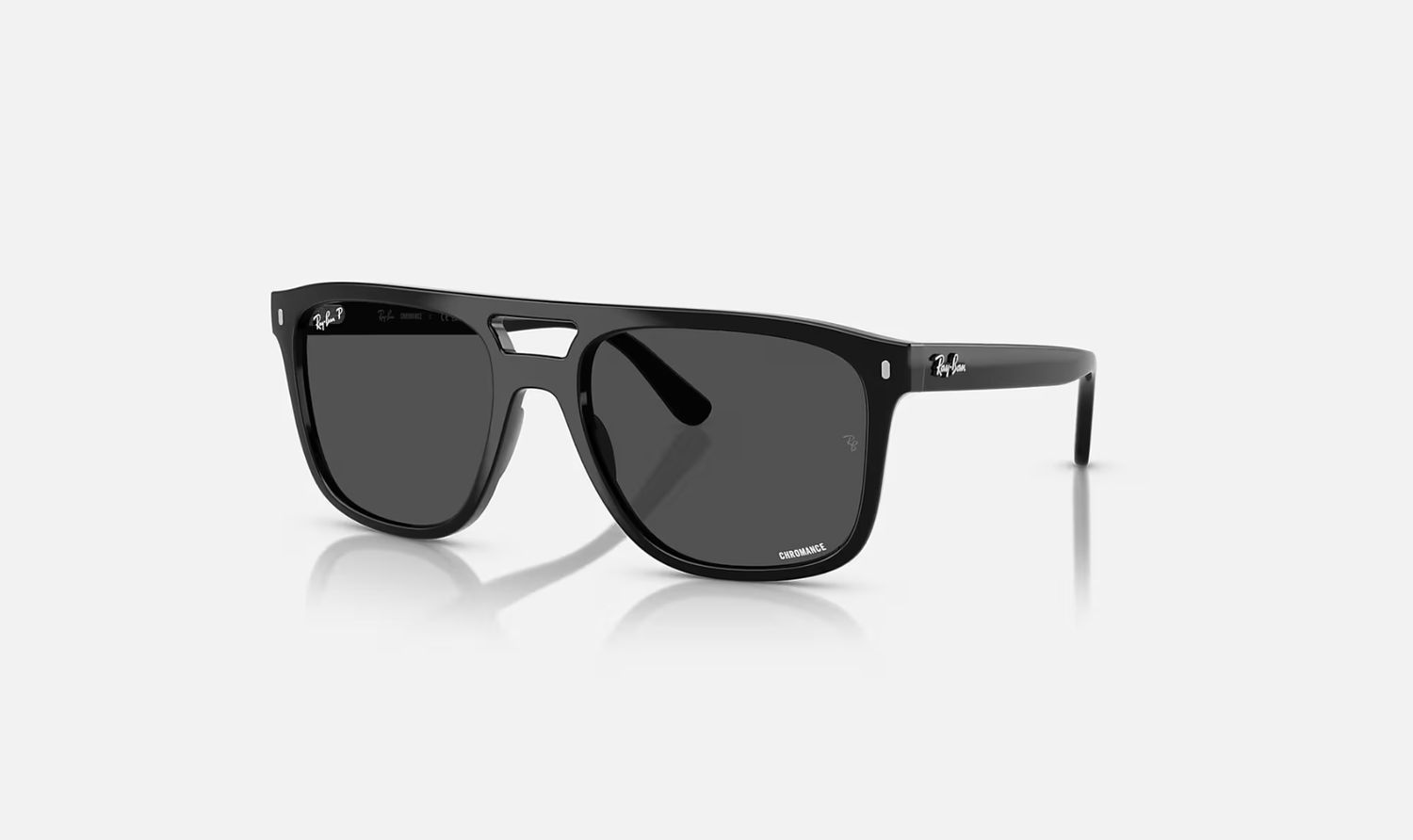Rayban 2213 ALL BLK Polarized Chromance