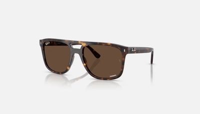 Rayban 2213 Polished Brown Havana Polarized Chromance