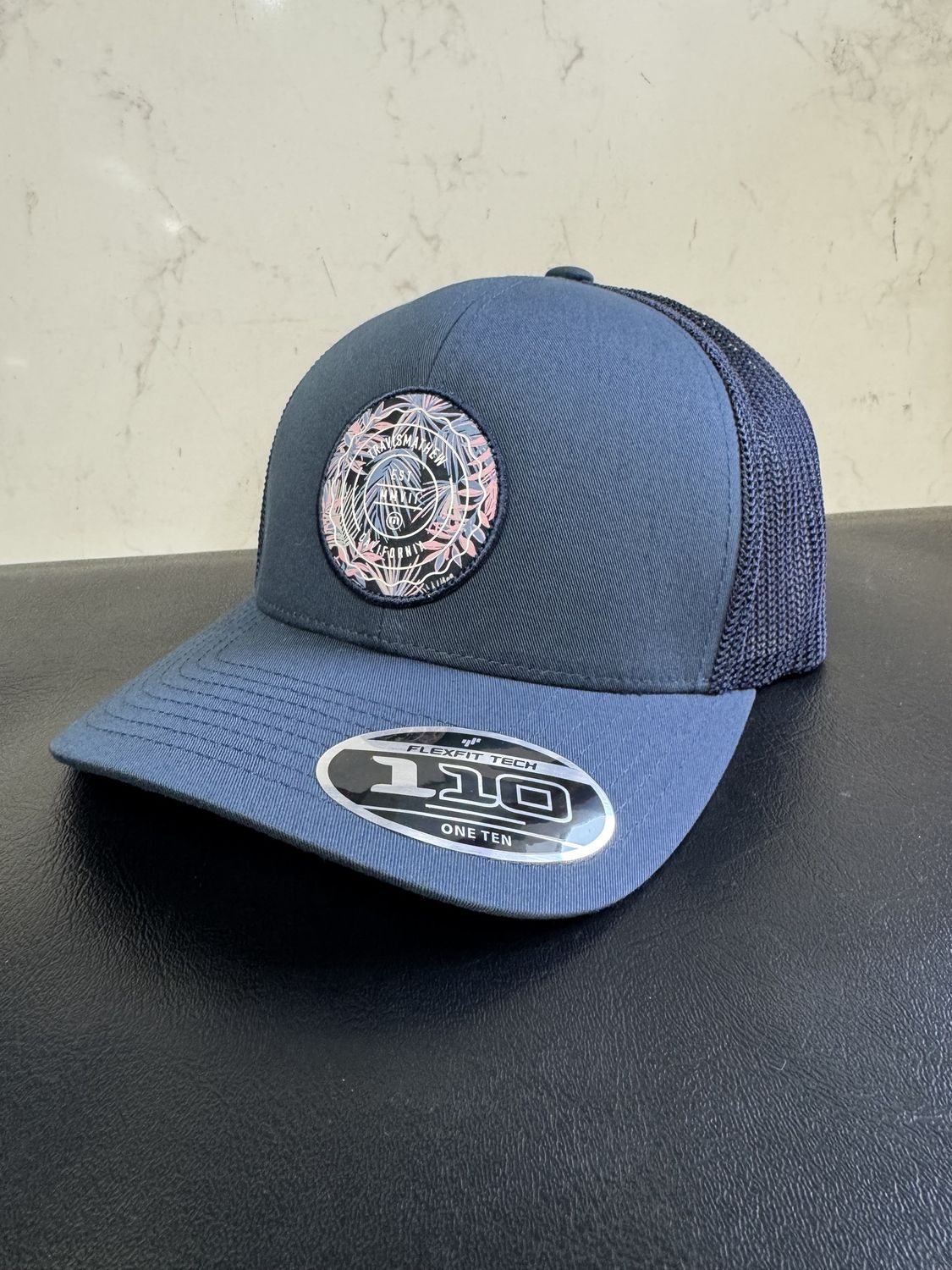 Travis Mathew Patch Floral Navy Flex Curved Snap