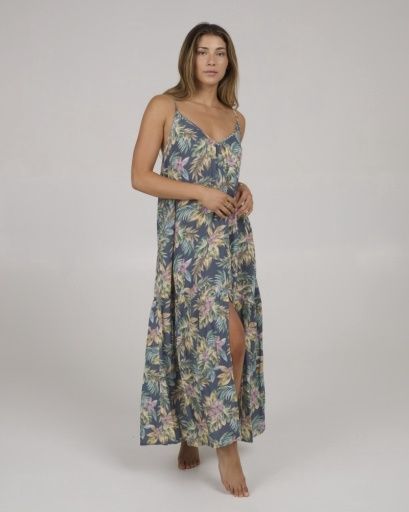 Salty Crew BAJA MAXI DRESS, Size: M, Colour: BLUESTONE, Season: 2025 SEASON 1