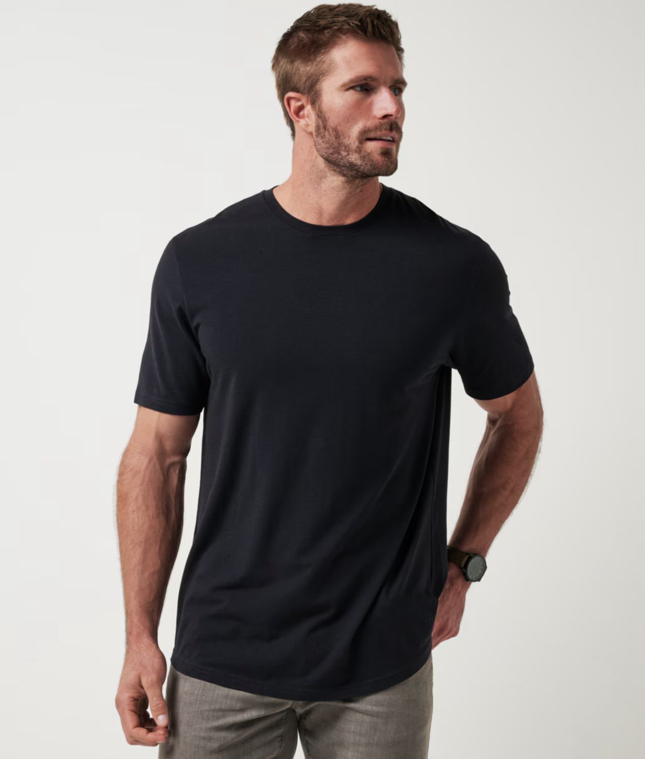 Travis Mathew Cloud Crew Black