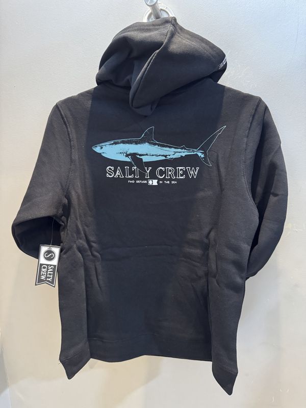 Salty Crew Bruce Brother Boys Fleece Hoodie - Black