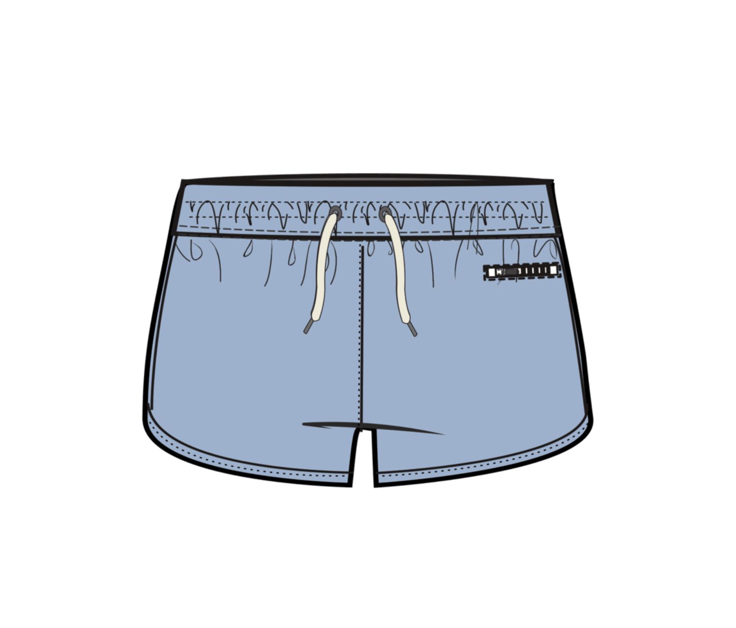 Vuori Clementine 4&quot; short 2.0 Surf