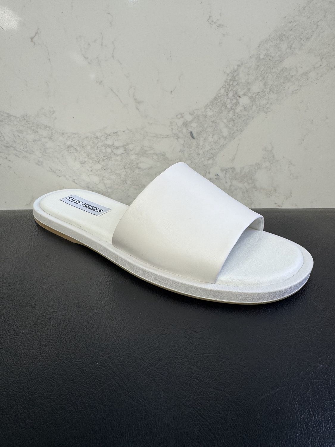 Steve Madden Kaya White Leather