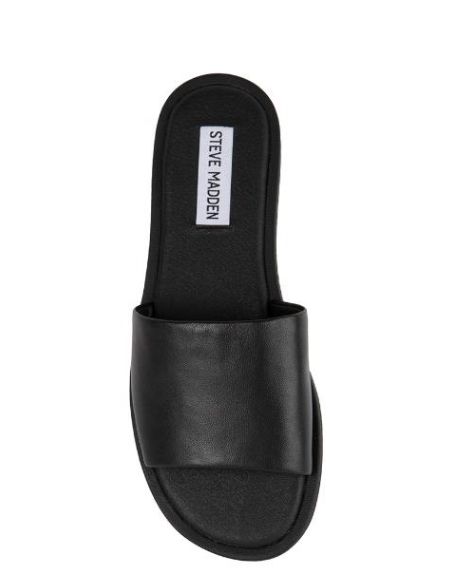 Steve Madden Kaya Black Leather
