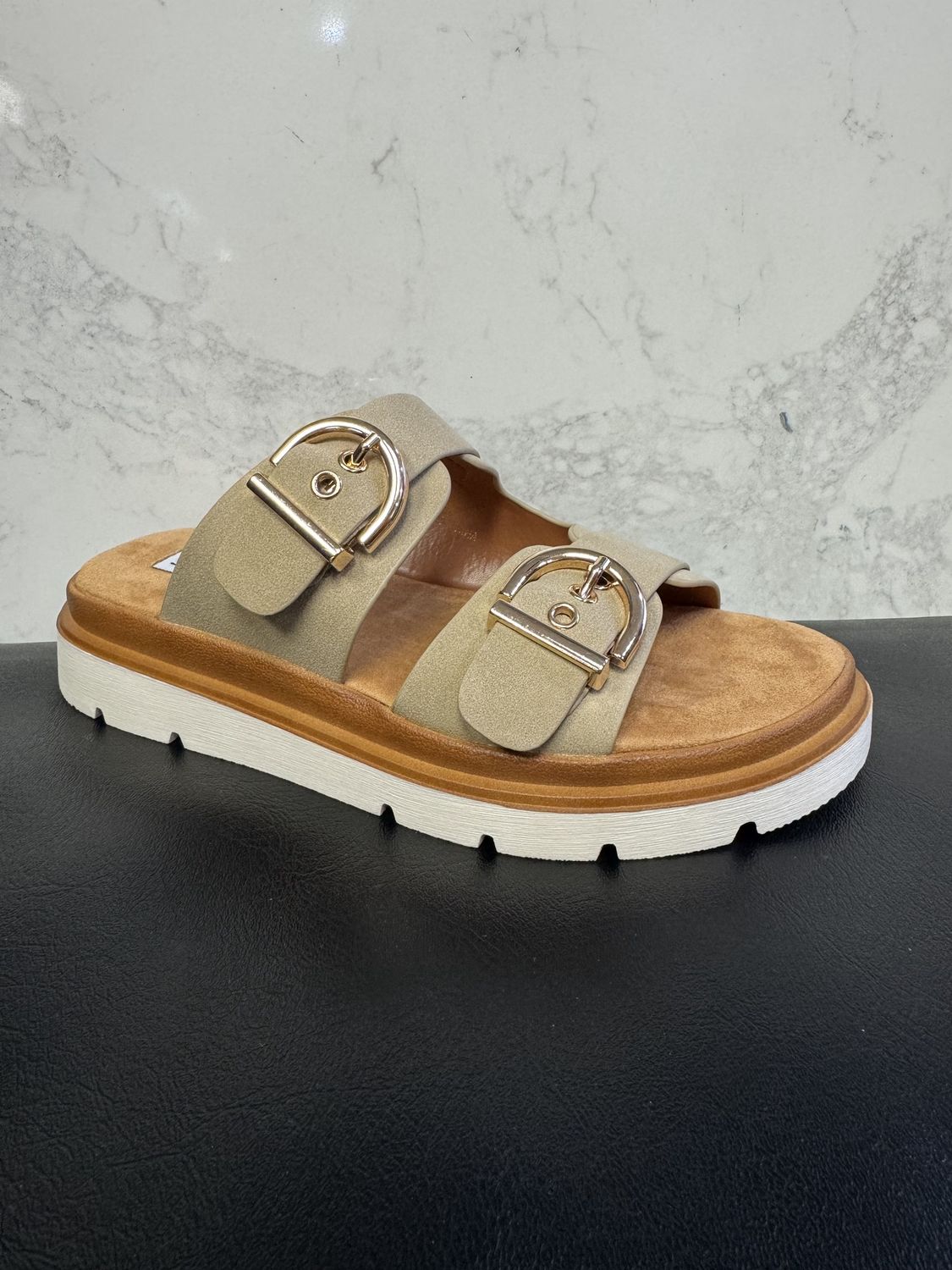 Steve Madden Rylla Taupe Nubuck