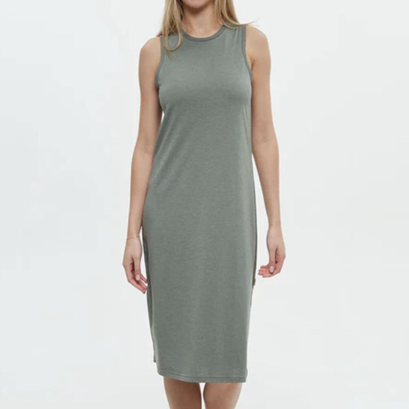 TenTree Valley Dress Agave Green